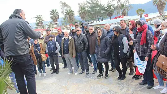 Tunus'lu Deniz Koruma ekibi Muğla'da