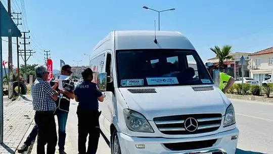 Tur otobüslerine denetim