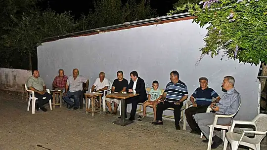 Vali Tavlı Cemevinde Oruç açma programına katıldı