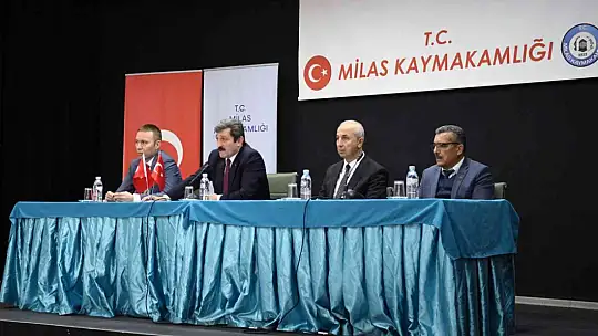 VALİ TAVLI MİLAS'IN MUHTARLARINI DİNLEDİ