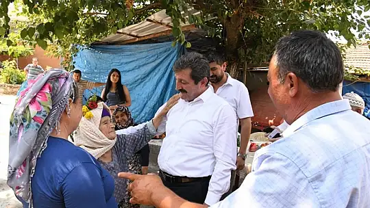 Vali Tavlı, Milas'taki kırsal mahallelerde vatandaşlarla buluştu