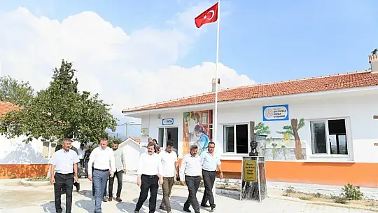 Vali Tavlı, Milas'taki kırsal mahallelerde vatandaşlarla buluştu