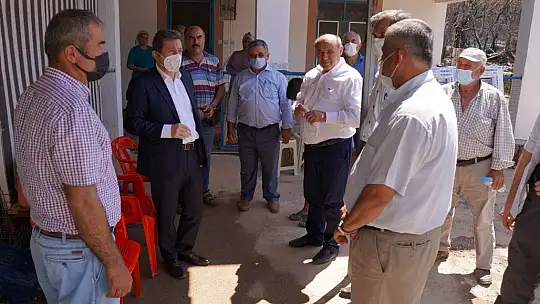 Vali Tavlı, yangından etkilenen bölgelerde incelemelerini sürdürüyor