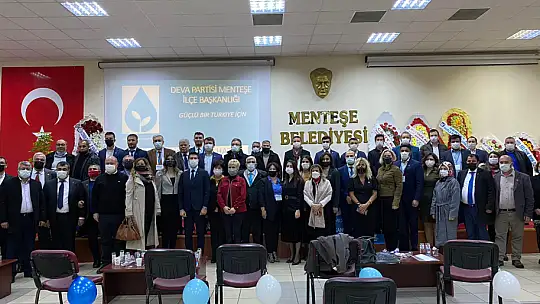 Deva Partisi Menteşe İlçe Başkanlığı 1. Olağan Kongresi Yapıldı