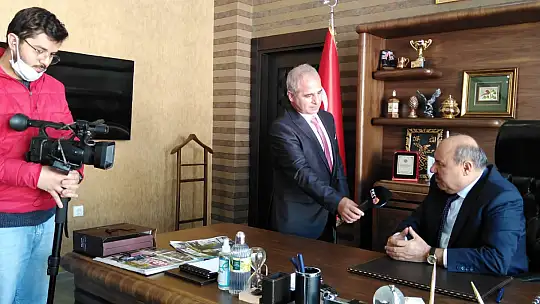 SED Medya'dan Başkan Otgöz'e hayırlı olsun ziyareti