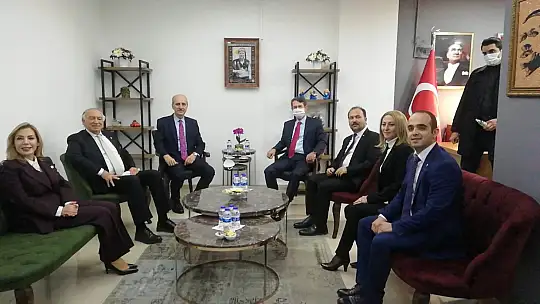 Kurtulmuş ve Canikli'den AK Parti Menteşe İlçe Binası'na ziyaret