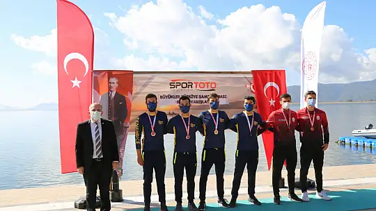 Büyükler Türkiye Şampiyonası Kürek Yarışları Köyceğiz'de yapıldı