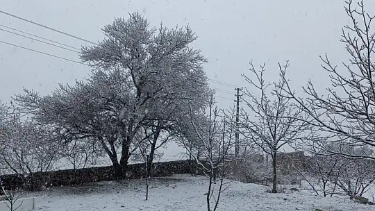 Her yer beyaza büründü 