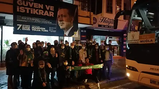 7. Olağan Büyük Kongre için Ankara'ya hareket edildi