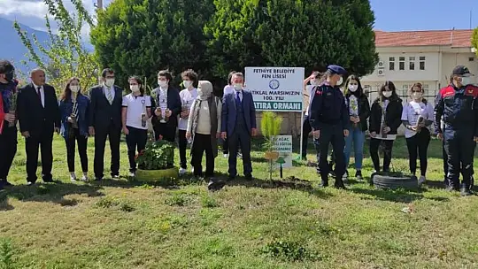 Orman Haftası'nda 100. yıl hatıra ormanı