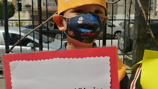 Gazi Anaokulu'nun minik öğrencileri bu kez farkındalık etkinliğinde