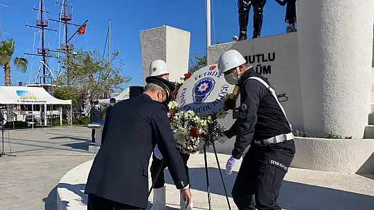Polis Haftası Fethiye'de de törenle kutlanıyor