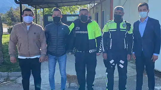 Ak Gençlik'ten İlçe Emniyet Müdürü Yüceur'a ziyaret