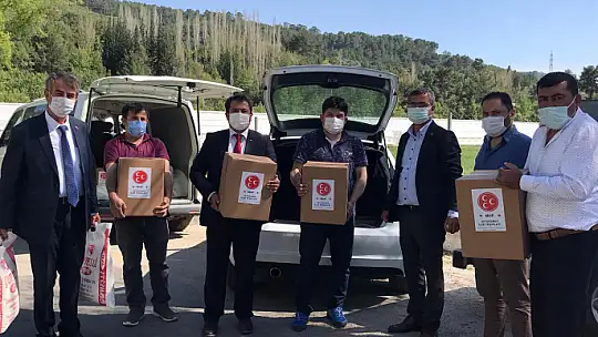 MHP Seydikemer İlçe Teşkilatı Ramazan Kolisi yardımında bulundu