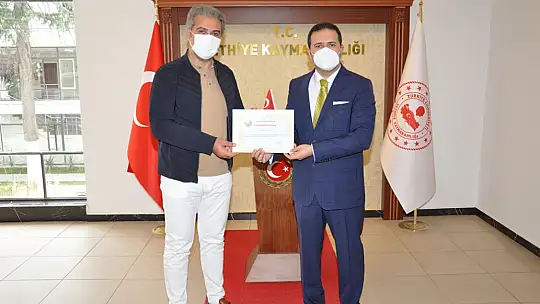 Kaymakam Fırat'tan iş adamlarına teşekkür