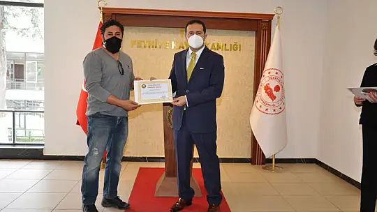Kaymakam Fırat'tan iş adamlarına teşekkür