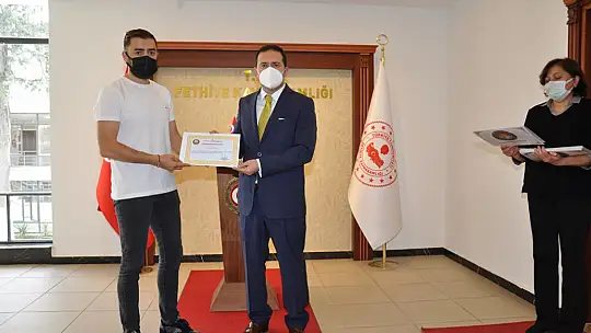 Kaymakam Fırat'tan iş adamlarına teşekkür