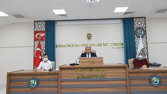 Seydikemer Belediye Meclisi Akdenizli başkanlığında toplandı