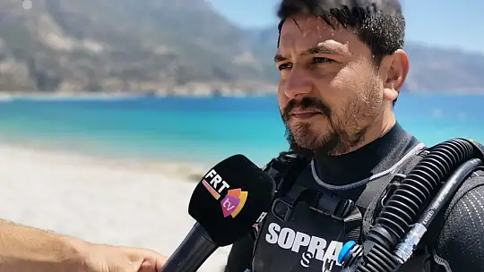 Ölüdeniz'in dibi tertemiz