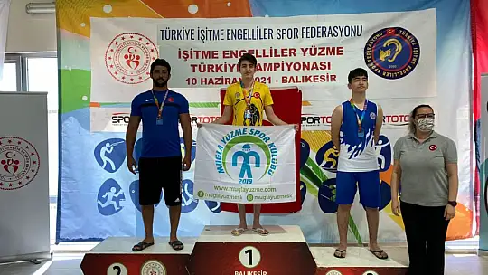 İşitme Engelliler Yüzme'de Türkiye Şampiyonundan İlman'a Ziyaret