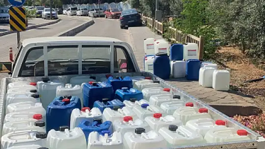 Ölüdeniz'de  'bidonlu' önlem alındı