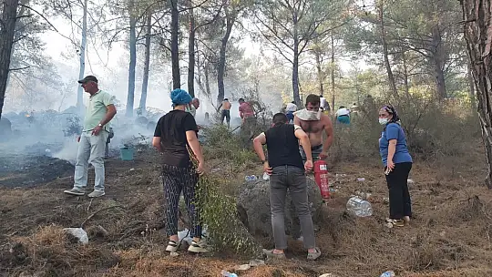 Seydikemer yangını kontrol altına alındı