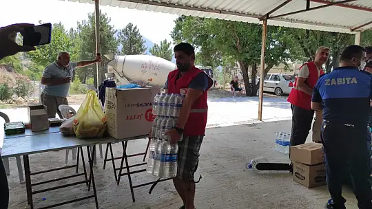 Kızılay, Seydikemer'de yaraları sarıyor