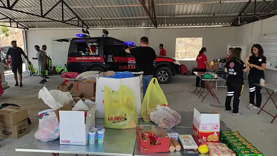 Kızılay, Seydikemer'de yaraları sarıyor