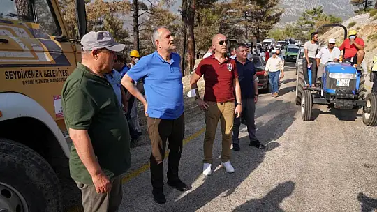 Bakan Yardımcısı Prof. Dr. Birpınar, Seydikemer'deki Yangın Bölgesinde