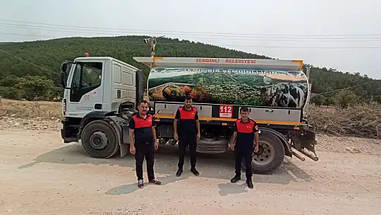 Şemdinli'den Muğla'ya gelen ekipler iş başında