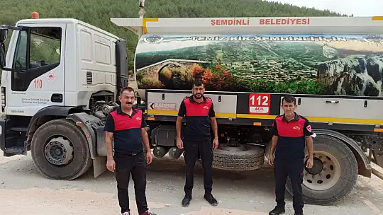 Şemdinli'den Muğla'ya gelen ekipler iş başında
