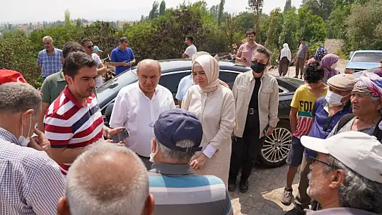 AK Parti MKYK üyesi Dr. Kaya ve Kayseri Milletvekili Karayel, Yangın Bölgesinde