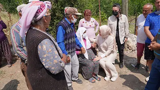 AK Parti MKYK üyesi Dr. Kaya ve Kayseri Milletvekili Karayel, Yangın Bölgesinde