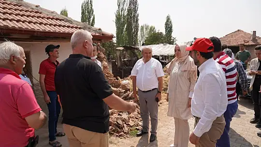 AK Parti MKYK üyesi Dr. Kaya ve Kayseri Milletvekili Karayel, Yangın Bölgesinde