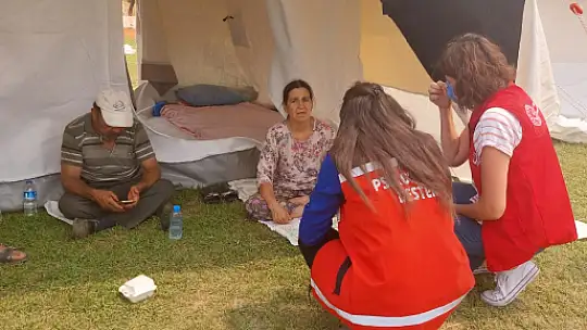 Yangından etkilenen bölgelere psiko-sosyal destek sağlanıyor