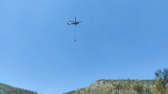 Seydikemer Karaköy yangını kontrol altına alındı