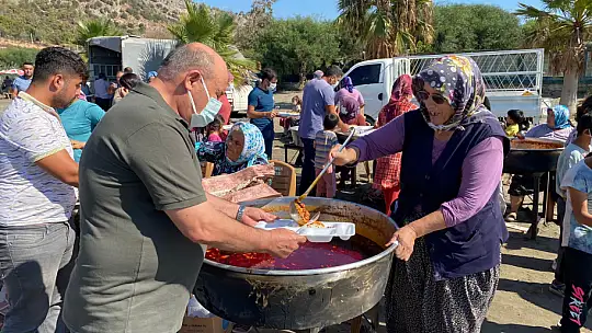 Seydikemer'de 'Şükür Yemeğinin' 19'uncusu düzenlendi