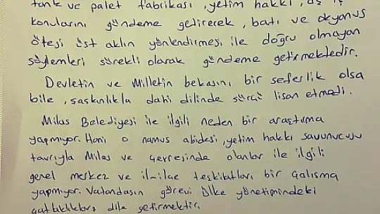 Alaattin Çakıcı'dan Muğla mektubu 'Bodrum, Milas ve Marmaris'te bu yaz ne oldu?'