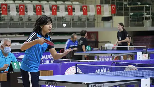 Menteşe Spor Salonu Masa Tenisi İl Birinciliği turnuvasına ev sahipliği yaptı