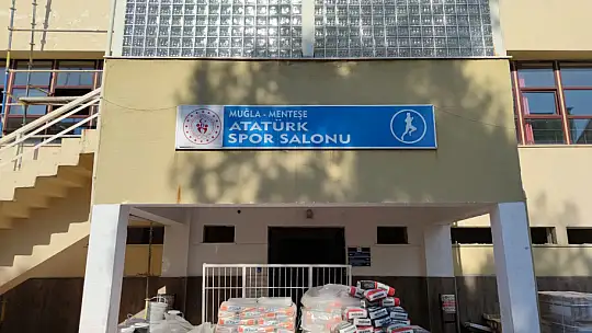 Tarihi Muğla Atatürk Spor Salonu yenileniyor