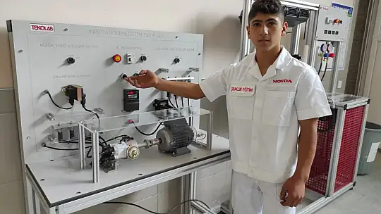 Motorlu araçlar atölyesi törenle açıldı
