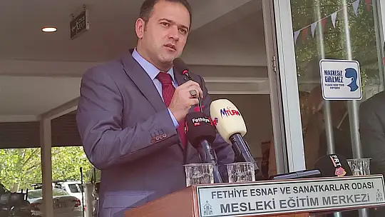 Motorlu araçlar atölyesi törenle açıldı