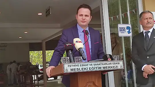 Motorlu araçlar atölyesi törenle açıldı