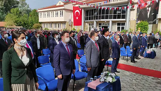Motorlu araçlar atölyesi törenle açıldı