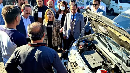 Milletvekili Gökcan sanayi esnafının sorunlarını dinledi