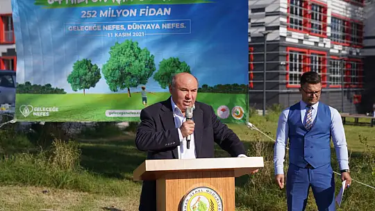 Seydikemer'de yeşil bir gelecek için fidanlar toprakla buluştu