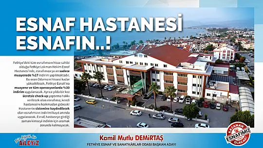 Demirtaş'tan Esnafı İlgilendiren Projeler