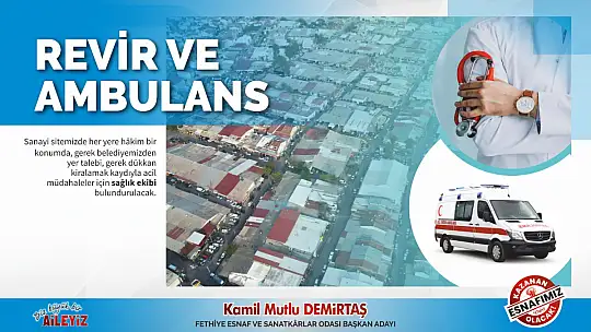 Demirtaş'tan Esnafı İlgilendiren Projeler