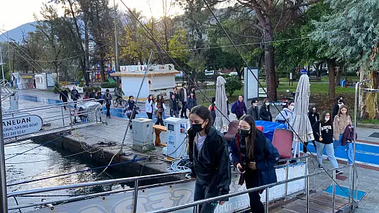 Moral bulmaya Fethiye'ye geldiler