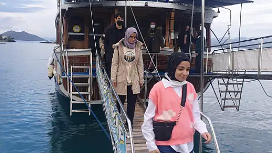 Moral bulmaya Fethiye'ye geldiler